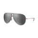 Ray Ban 0RB3605N 90976G 32 RED/SILVER GREY MIRROR SILVER Metal Unisex