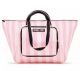 Victoria's Secret Luggage Travel Bags Pink Stripe Os Nb