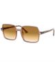 Ray Ban 0Rb197312815153 Square Ii Icons Trasparent Light Brown Acetate W Nb