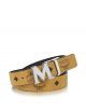 Mcm Reversible Belt Shiny Cobalt Buckle 001 Nb