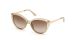 Guess Gu76585657F  Injected Sun Glasses  Shiny Beige  Gradient Brown F Nb