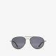 Gucci Gg0388S006 56 Man Metal Aviator Goldgoldgrey Nb