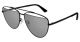 Mcq Mq0157S001 61 Unisex Metal Aviator Blackblackgrey Nb