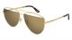 Mcq Mq0157S002 61 Unisex Metal Aviator Goldgoldbrown Nb