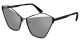 Mcq Mq0158S001 61 Woman Metal Cat Eye Blackblackgrey Nb