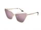 Mcq Mq0158S004 61 Woman Metal Cat Eye Goldgoldviolet Nb