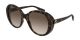 Gucci Gg0368S002 55 Woman Injection Round Oval Havanahavanabrown Nb