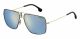 Carrera  UNISEX sunglasses with a GOLD BLUE frame and BLUE MIRROR lens with a lens width of 58mm and model number Carrera 1006/S