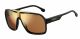 Carrera  For Him sunglasses with a MATTE BLACK GOLD frame and GOLD MIRROR lens with a lens width of 65mm and model number Carrera 1014/S