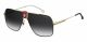 Carrera  For Him sunglasses with a GOLD RED frame and DARK GREY SHADED lens with a lens width of 63mm and model number Carrera 1018/S