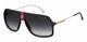 Carrera  For Him sunglasses with a GOLD RED frame and DARK GREY SHADED lens with a lens width of 64mm and model number Carrera 1019/S