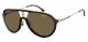 Carrera  UNISEX sunglasses with a BLACK GOLD frame and BRONZE POLARIZED lens with a lens width of 59mm and model number Carrera 1026/S