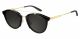 Carrera  UNISEX sunglasses with a SHINY BLACK GOLD frame and BROWN GREY lens with a lens width of 49mm and model number Carrera 126/S
