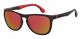Carrera  For Him sunglasses with a MATTE BLACK RED frame and RED MULTILAYER lens with a lens width of 56mm and model number Carrera 5050/S
