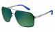 Carrera  For Him sunglasses with a MATTE RUTHENIUM frame and GREEN MULTILAYER lens with a lens width of 64mm and model number Carrera 91/S