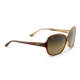 Maile Tortoise Ivory Demi With Hcl Bronze Lens