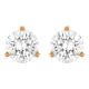 Solitaire Pierced Earrings Cry Ros